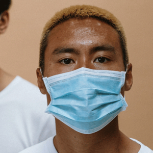 men wearing face mask